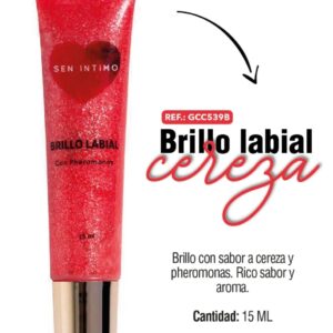 BRILLO LABIAL CEREZA SEN INTIMO 20 ML ( tubito )