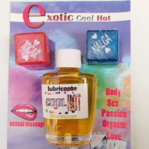 ORAL LUBRICAANTE EXOTIC COOL HOT BLISTER 15 ML + DADOS